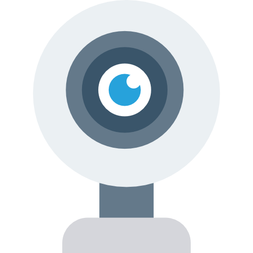 Webcam Dinosoft Flat icon