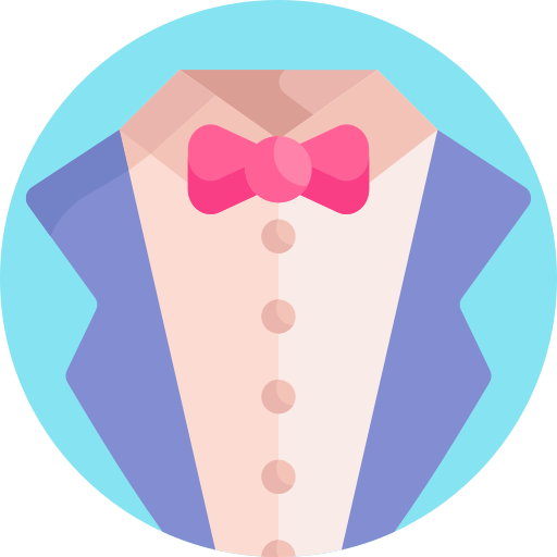 Tuxedo Detailed Flat Circular Flat icon