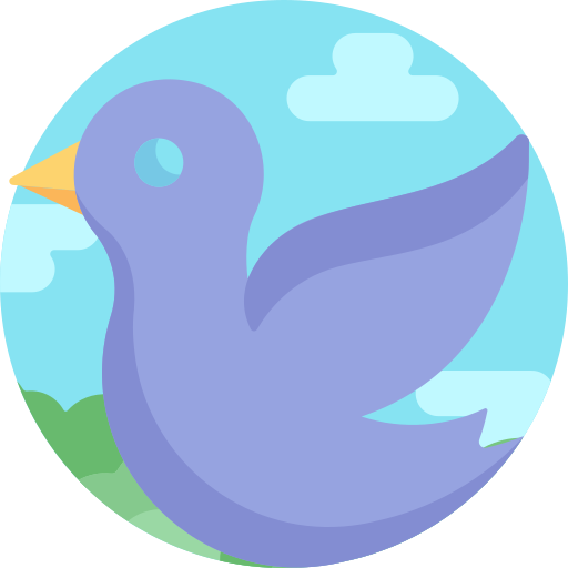 Птица Detailed Flat Circular Flat иконка