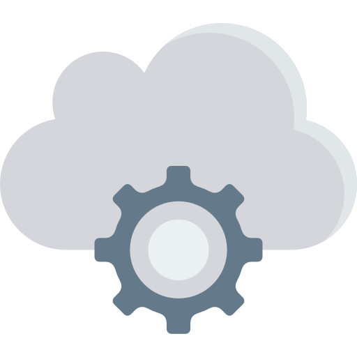 Cloud Dinosoft Flat icon