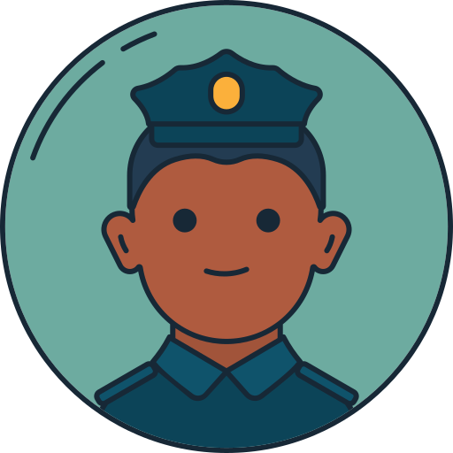 polizia stradale Generic Circular icona