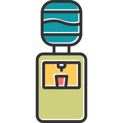 Water cooler Generic Color Omission icon