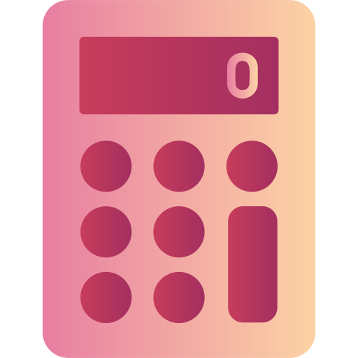 calculatrice Generic Flat Gradient Icône