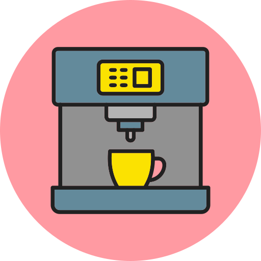 maquina de cafe Generic Circular icono