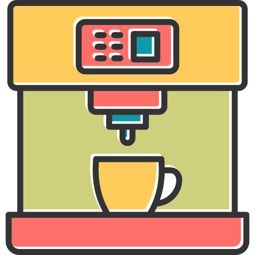maquina de cafe Generic Color Omission icono