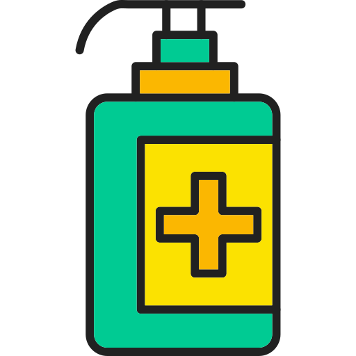 Sanitizer Generic Outline Color icon
