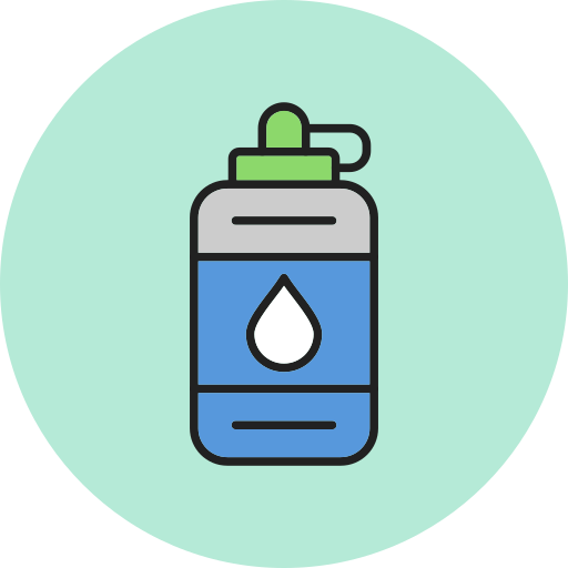 botella de agua Generic Circular icono