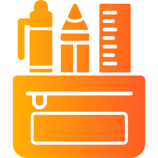 pennenzak Generic Flat Gradient icoon