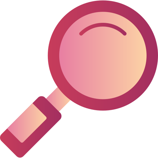 Magnifying glass Generic Flat Gradient icon