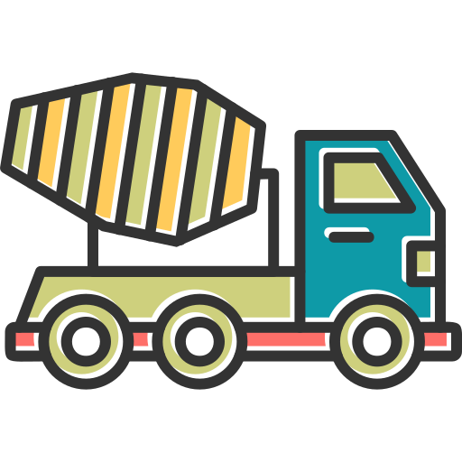 camion betoniera Generic Color Omission icona