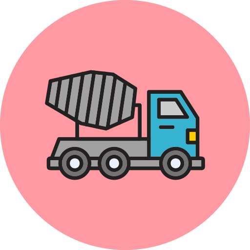 camión hormigonera Generic Circular icono