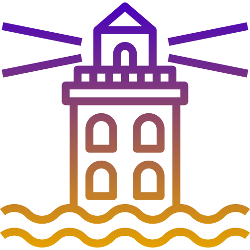 latarnia morska Generic Gradient ikona