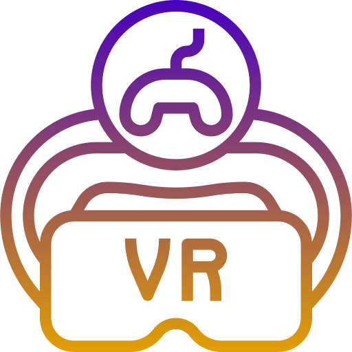 jogo de realidade virtual Generic Gradient Ícone