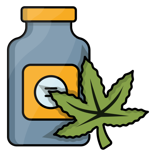 marijuana Generic Outline Color icona
