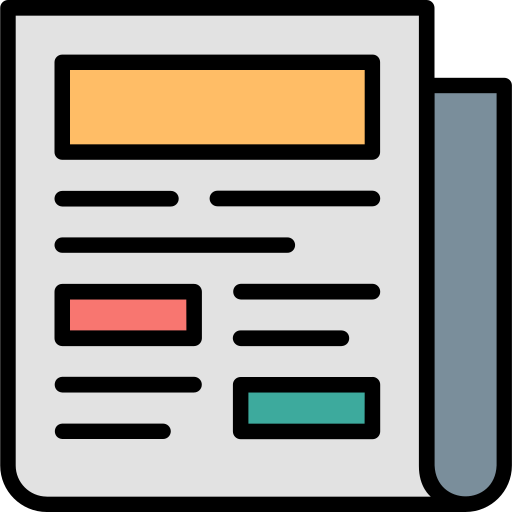 News Generic Outline Color icon