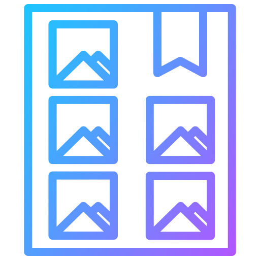 ブックマーク Generic Gradient icon