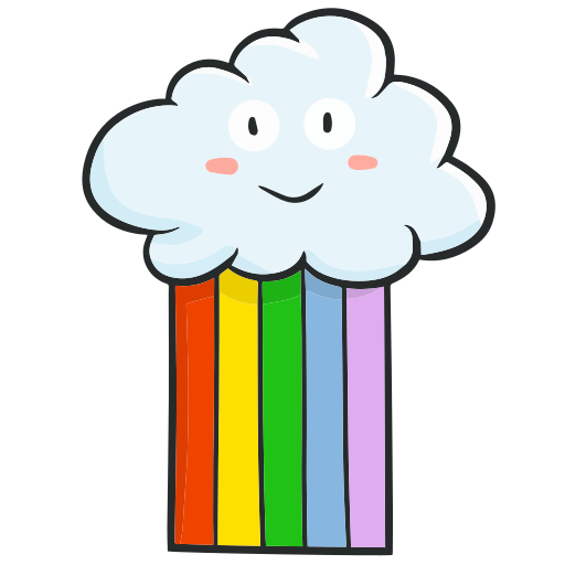arcobaleno Generic Hand Drawn Color icona