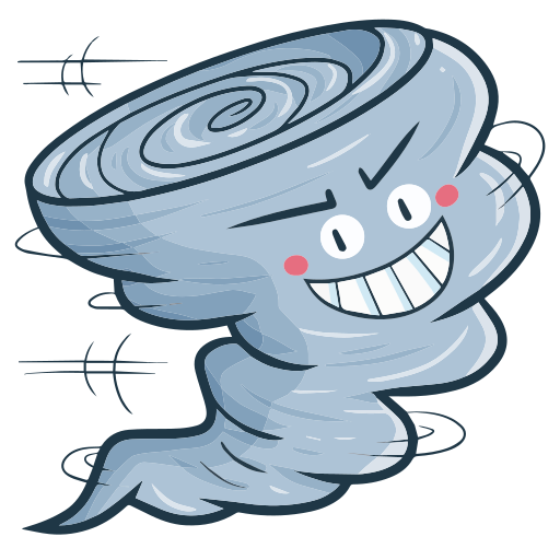 tornado Generic Hand Drawn Color ikona