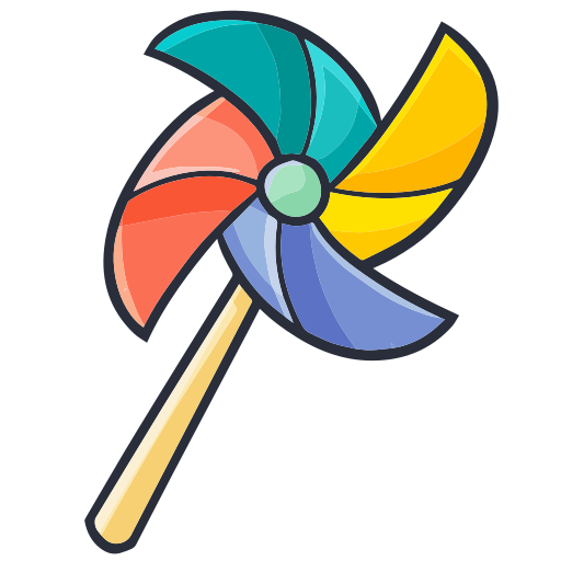 Windmill Generic Hand Drawn Color icon