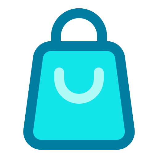 ショッピングバッグ Generic Blue icon