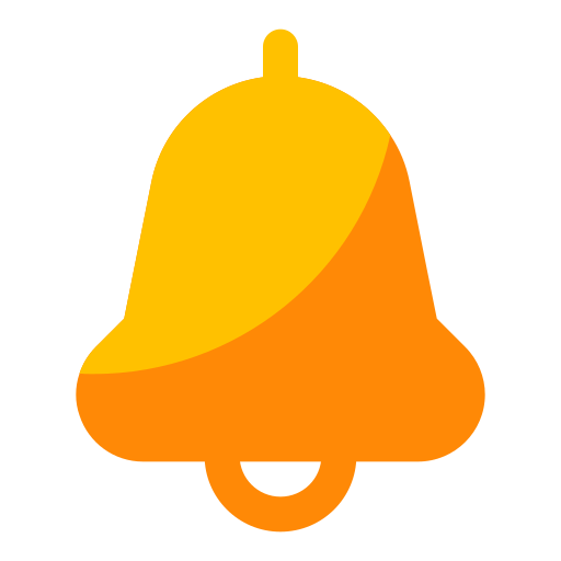 dzwonek powiadomień Generic Flat ikona
