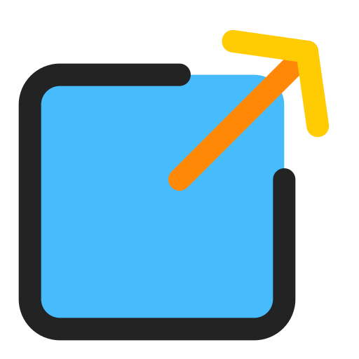 Share Generic Outline Color icon