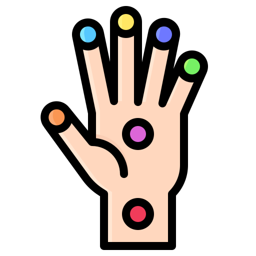 Палец Generic Outline Color иконка