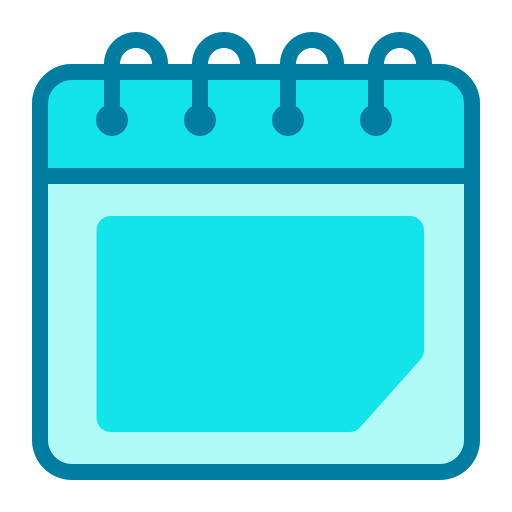 Calendar Generic Blue icon