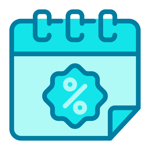 Sale date Generic Blue icon