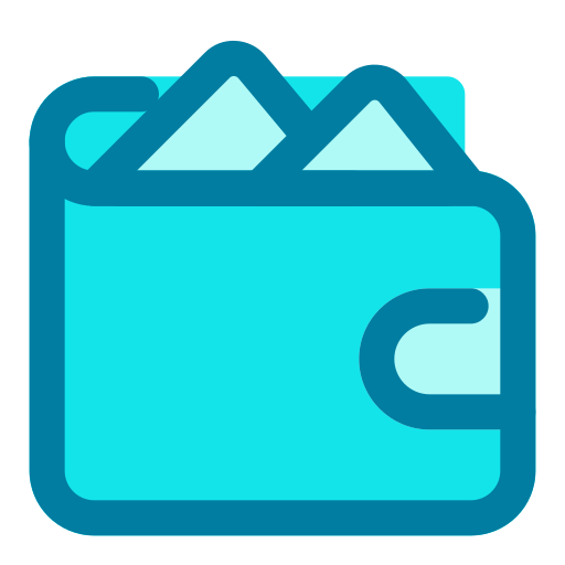 Wallet Generic Blue icon