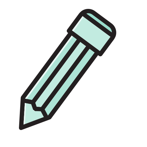 鉛筆の色 Generic Outline Color icon