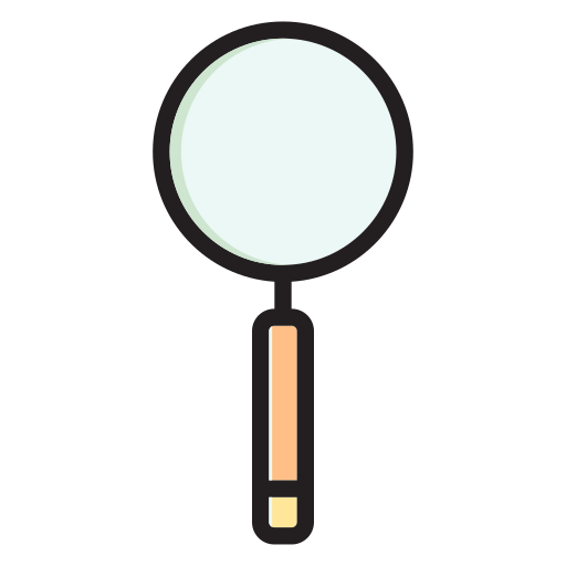 虫眼鏡 Generic Outline Color icon
