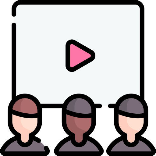 Video presentation Special Lineal color icon