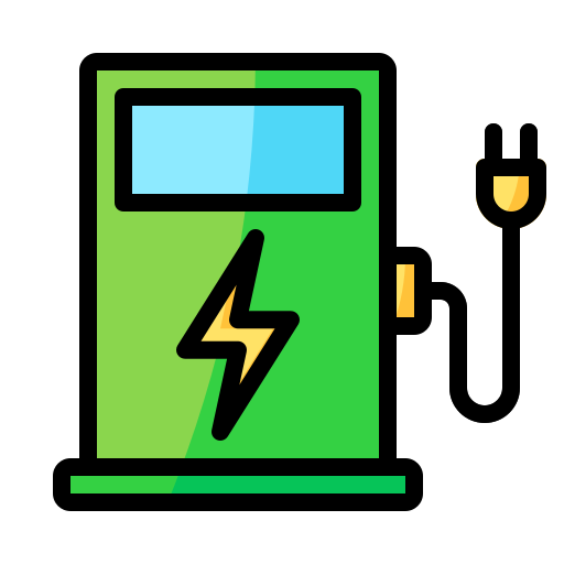 에너지 스테이션 Generic Outline Color icon