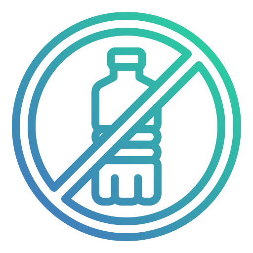No plastic bottles Generic Gradient icon
