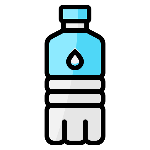 бутылка с водой Generic Outline Color иконка