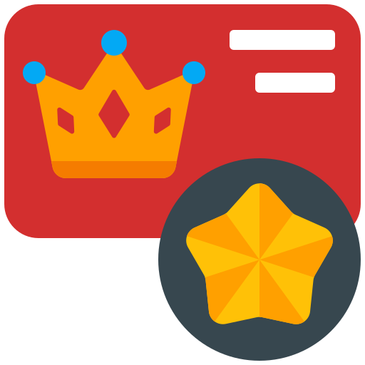 tarjeta de fidelización Generic Flat icono