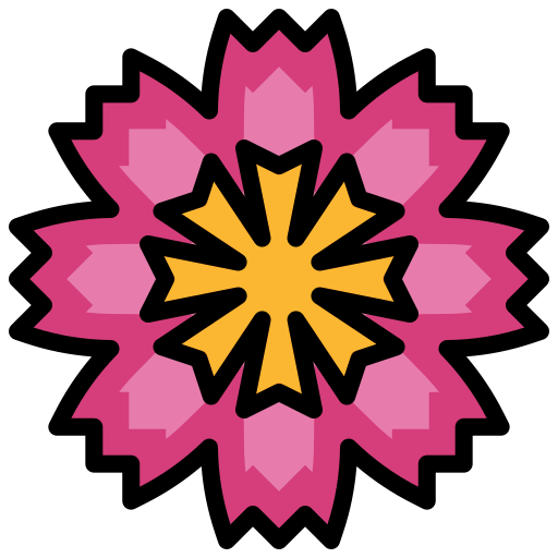 花 Generic Outline Color icon