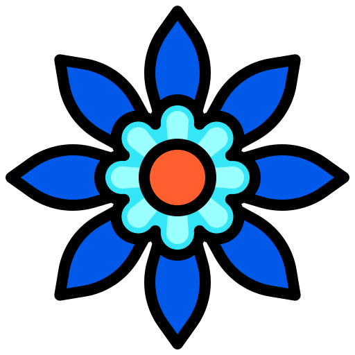 fiore Generic Outline Color icona