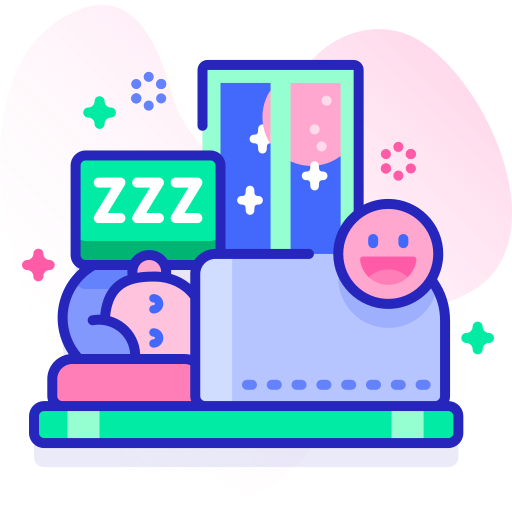 Sleeping Special Ungravity Lineal color icon