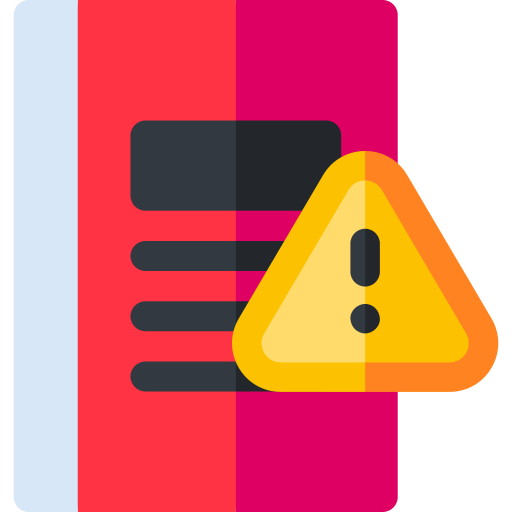 Warning sign Basic Rounded Flat icon