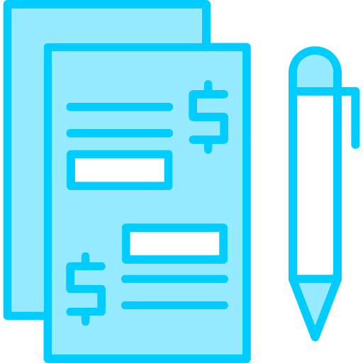 Paid articles Generic Blue icon