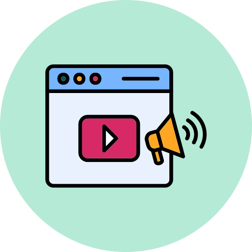 Video marketing Generic Circular icon