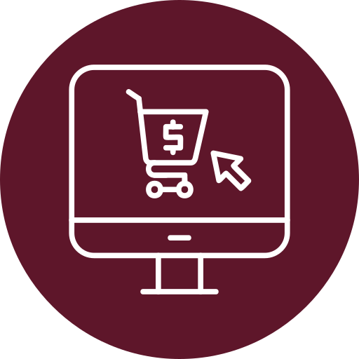 Online shopping Generic Flat icon