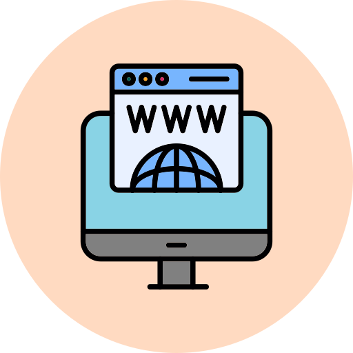 Domain registration Generic Circular icon