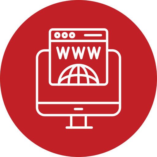 Domain registration Generic Flat icon