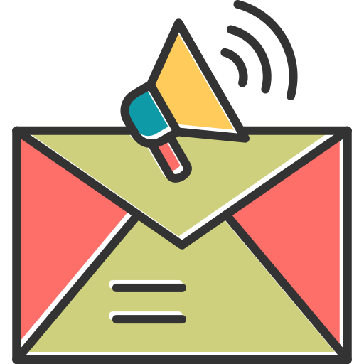 e-mail marketing Generic Color Omission icon