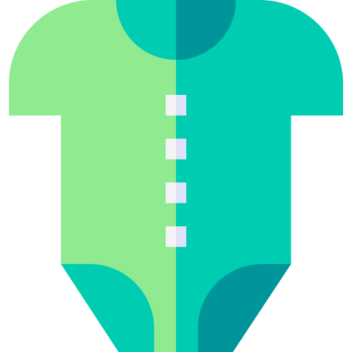 Bodysuit Basic Straight Flat icon