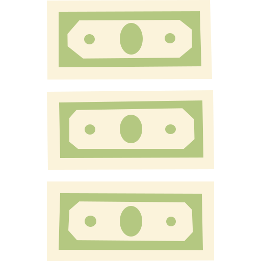 banknote Cartoon Flat icon