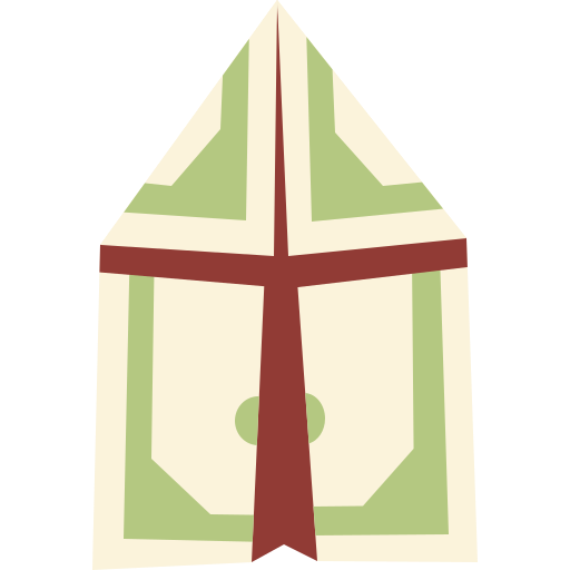 Paper plane Cartoon Flat icon